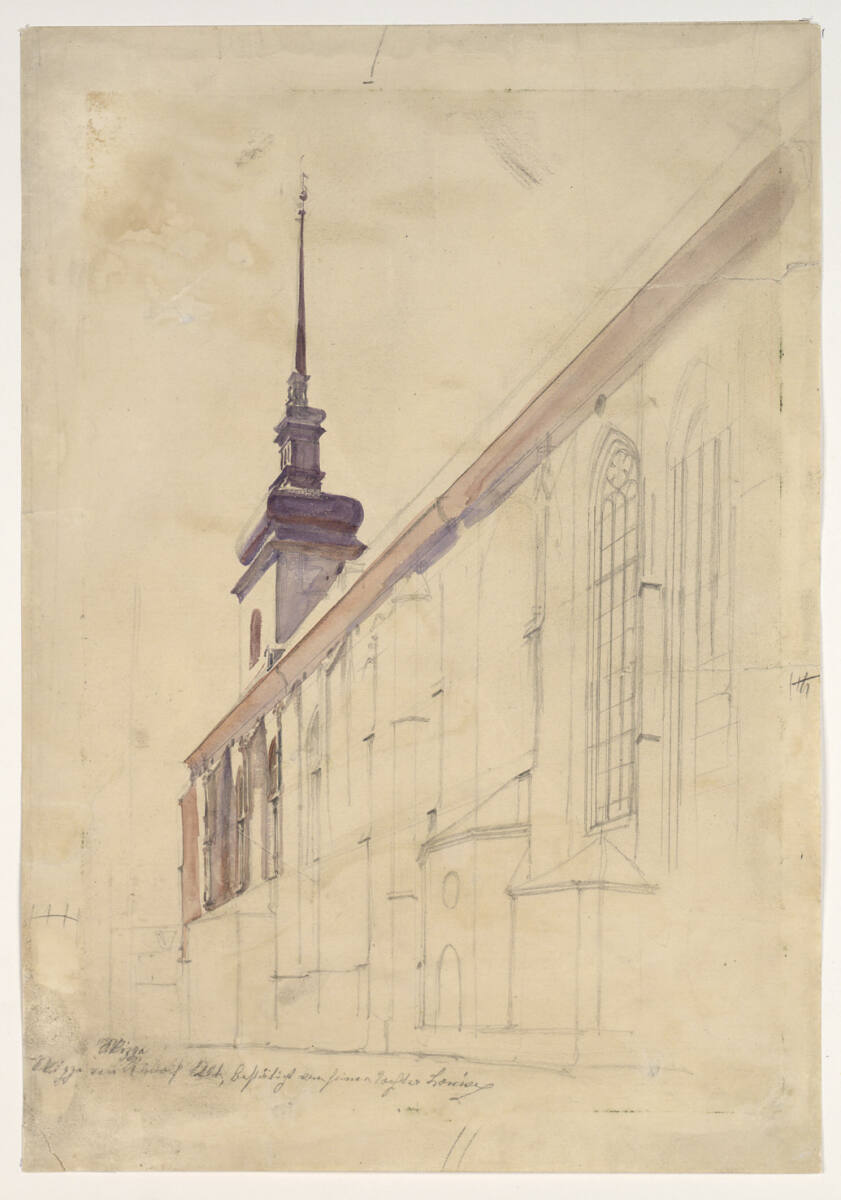 Sankt Jakobs-Kirche in Brünn, Tschechien, Rudolf von Alt