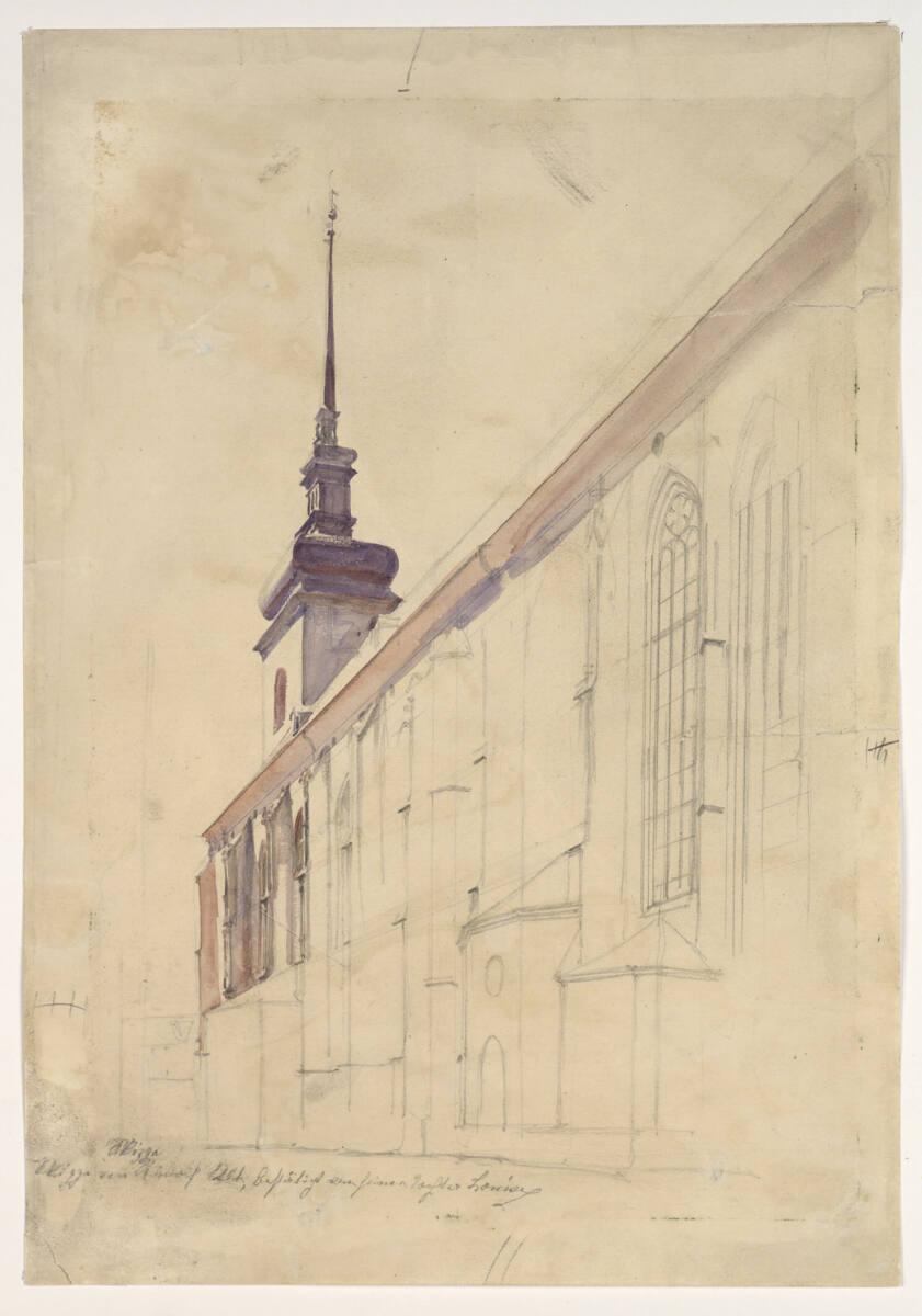 Rudolf von Alt, Sankt Jakobs-Kirche in Brünn, Tschechien, Inv. Nr.: 33563