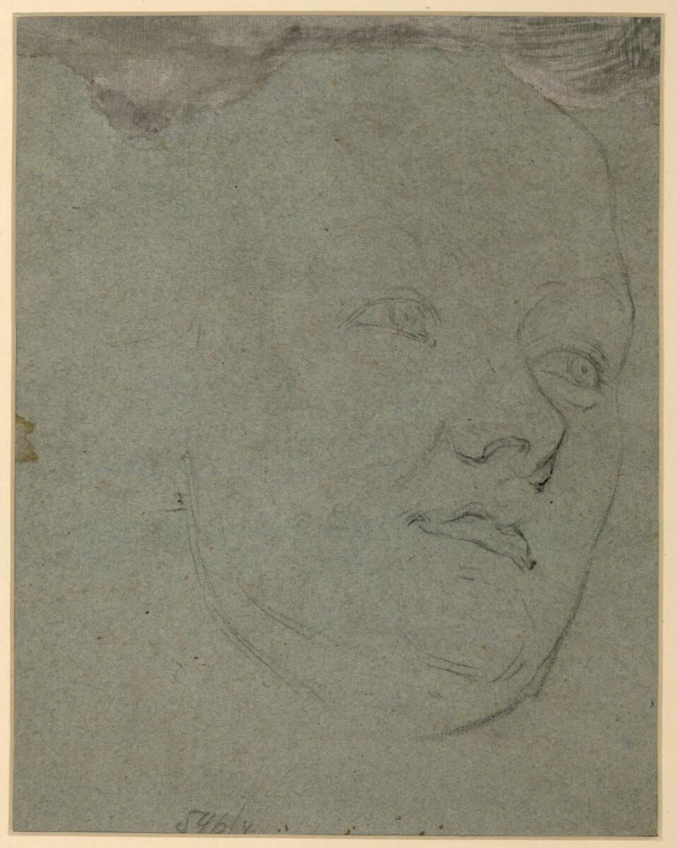 Anonym, Weibliche Kopfstudie, Inv. Nr.: 33566v