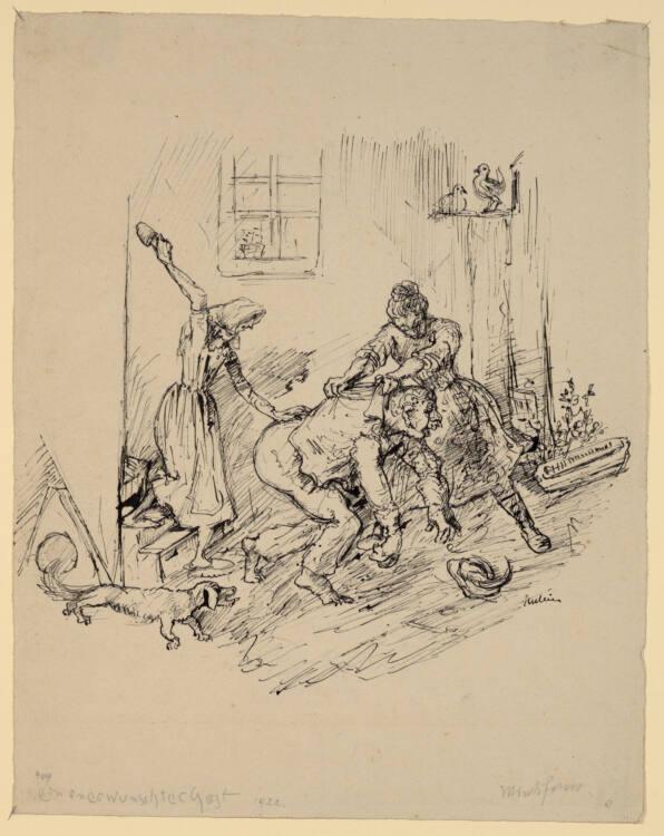 Alfred Kubin, Ein unerwünschter Gast, Inv. Nr.: 33610