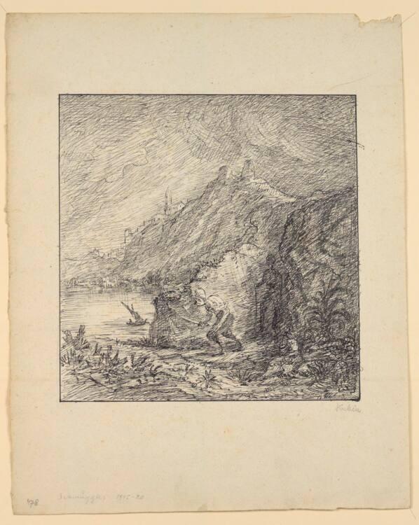 Alfred Kubin, Schmuggler, Inv. Nr.: 33641