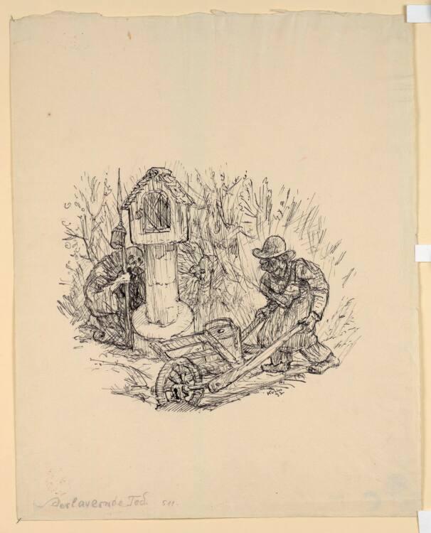 Alfred Kubin, Der lauernde Tod, Inv. Nr.: 33653