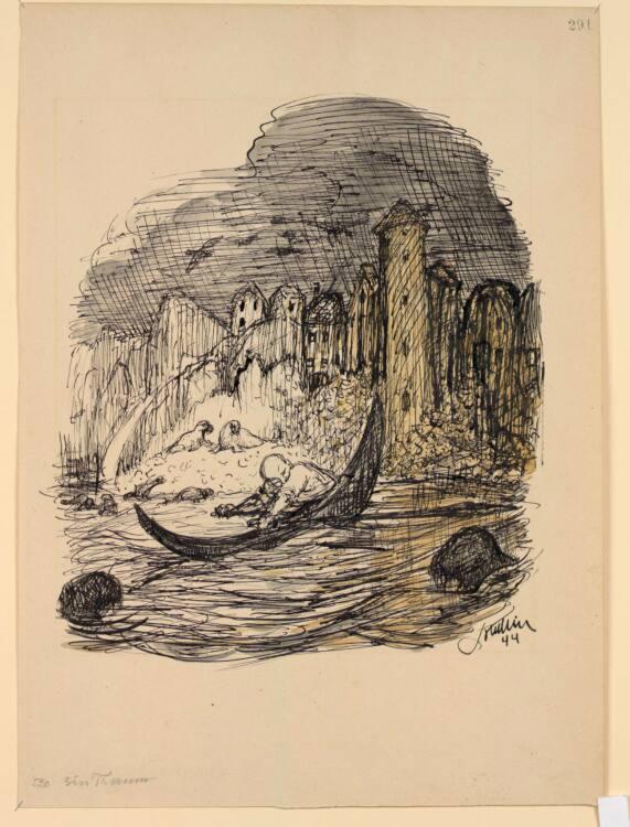 Alfred Kubin, Ein Traum, Inv. Nr.: 33656