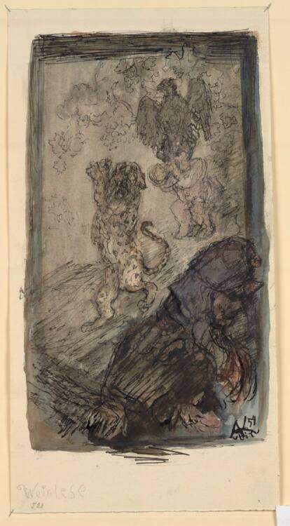 Alfred Kubin, Weinlese, Inv. Nr.: 33657