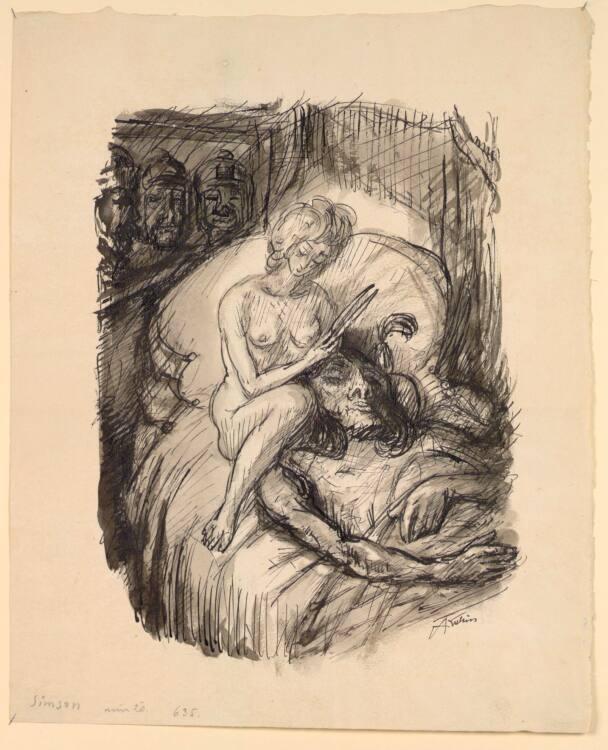 Alfred Kubin, Simson, Inv. Nr.: 33703