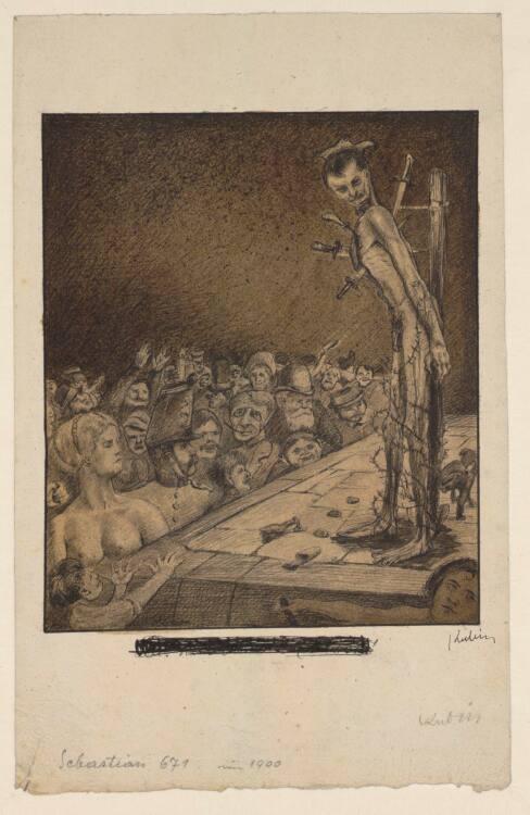 Alfred Kubin, Sebastian, Inv. Nr.: 33716