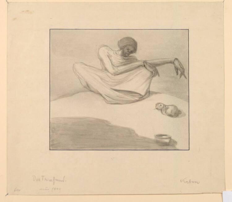 Alfred Kubin, Der Thierfreund, Inv. Nr.: 33724