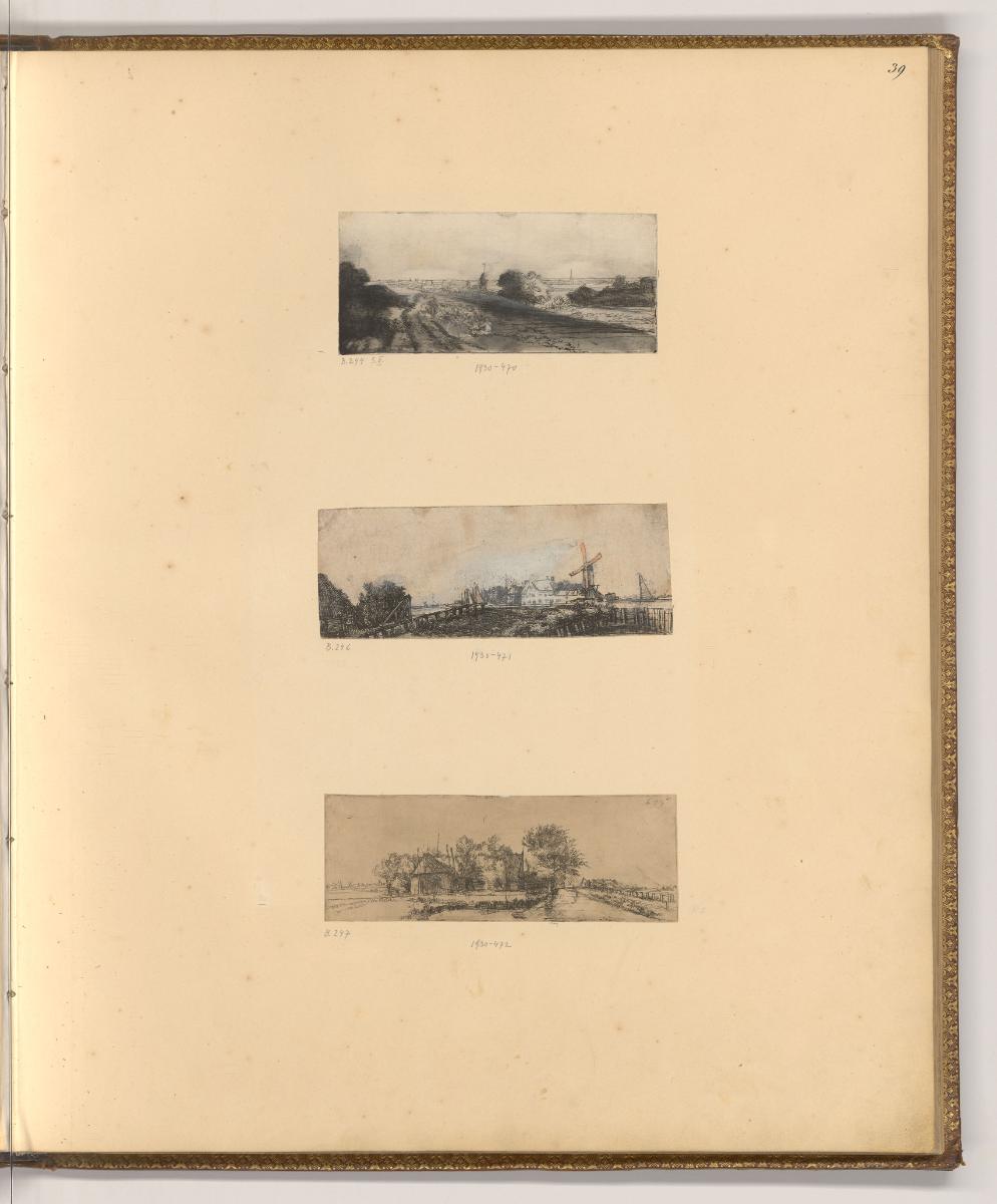 Oeuvre de Rembrandt, Vol. 1. Sujets de la Bible, Saints et Saintes, Diverse Landschaften, Inv. …