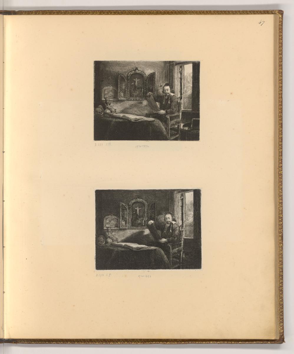 Oeuvre de Rembrandt, Vol. 1. Sujets de la Bible, Saints et Saintes, Porträt Abraham Francen, In…