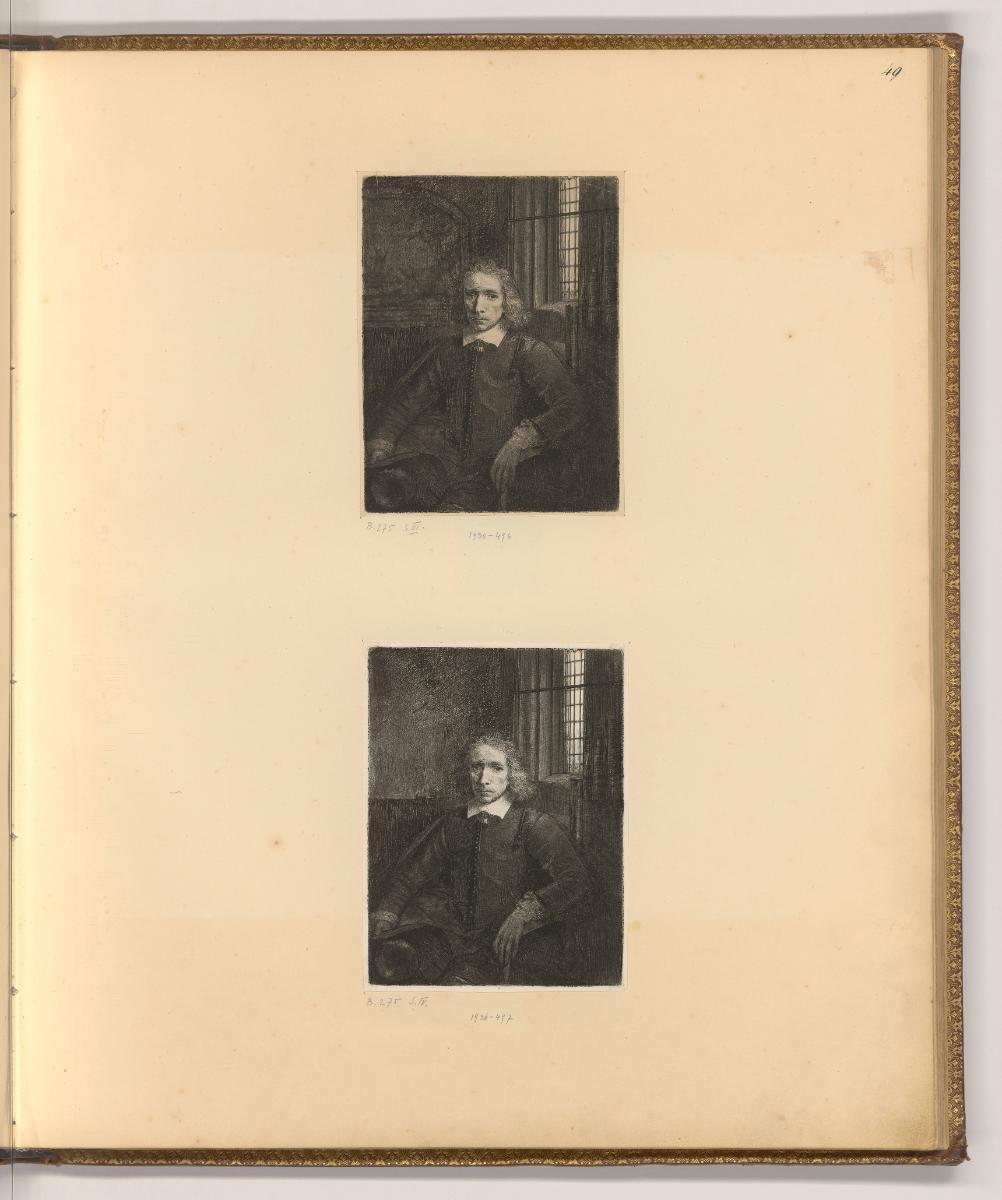 Oeuvre de Rembrandt, Vol. 1. Sujets de la Bible, Saints et Saintes, Porträt Jacob Haaringh, Inv…