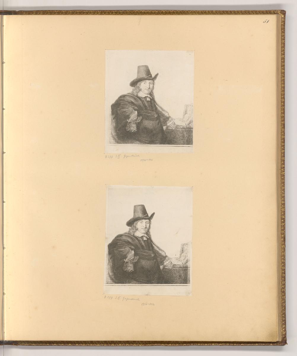 Oeuvre de Rembrandt, Vol. 1. Sujets de la Bible, Saints et Saintes, Porträt Jan Asselyn, Inv. N…