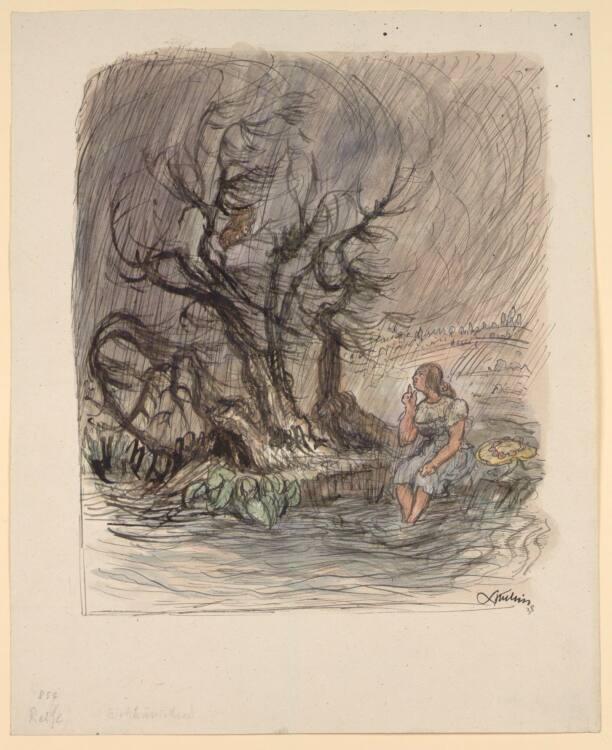 Alfred Kubin, Reife (Eichhörnchen), Inv. Nr.: 33801