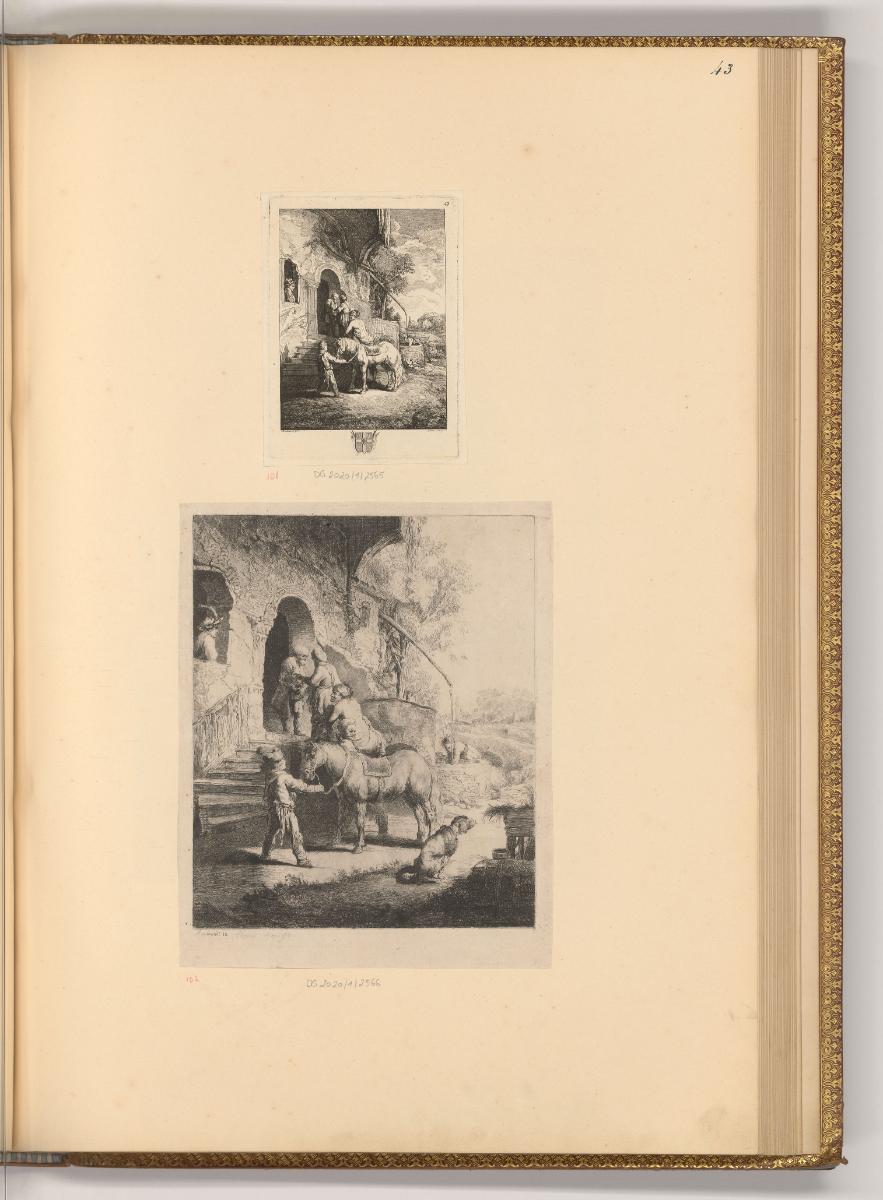 Oeuvre de Rembrandt Vol. IV. Pièces gravées dans le gout de Rembrandt par différens maitres ano…