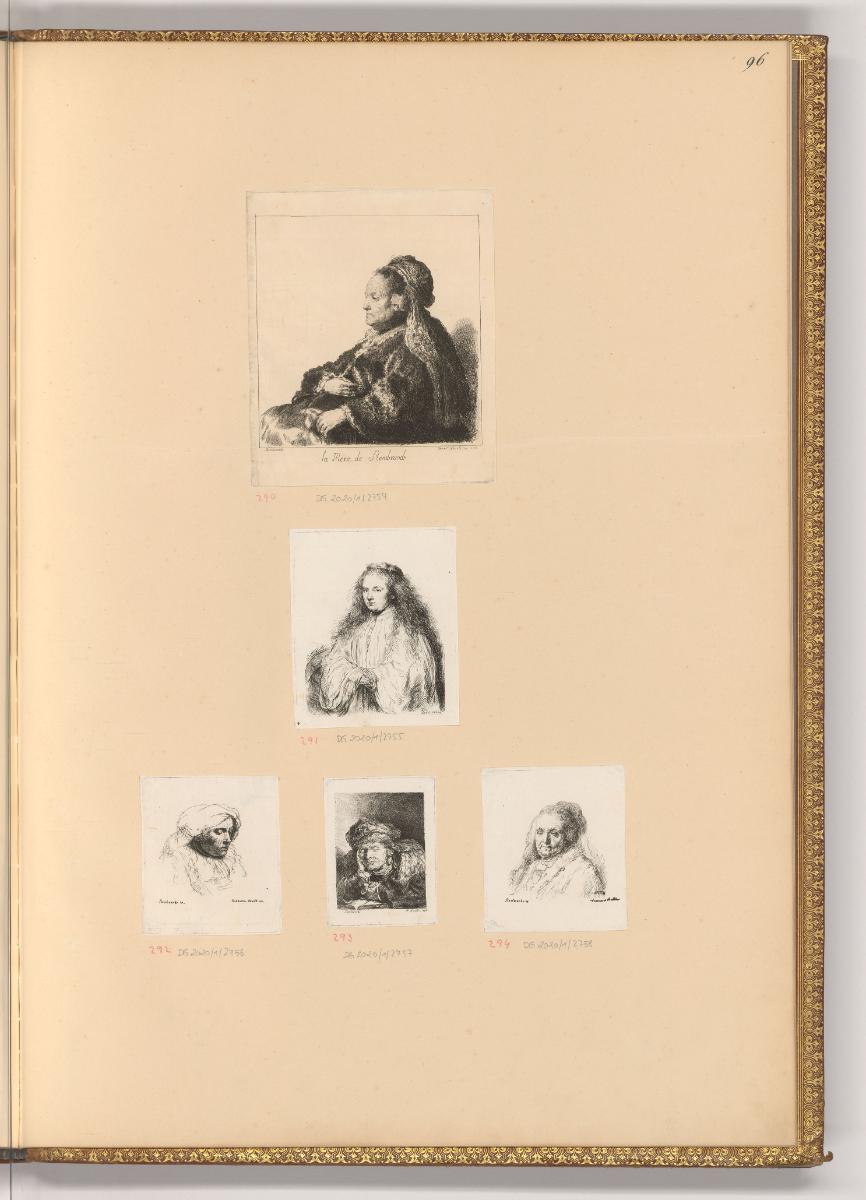 Oeuvre de Rembrandt Vol. IV. Pièces gravées dans le gout de Rembrandt par différens maitres ano…