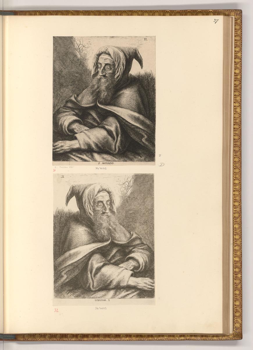 Ferdinand Bol; Jan Lievens; Salomon Koninck, Antonius der Große, Inv. Nr.: Holland nach Sektion…