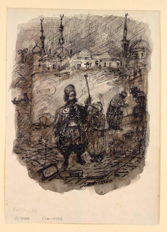 Alfred Kubin, Balkanreise, Inv. Nr.: 33883