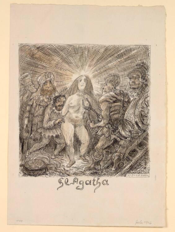 Alfred Kubin, St. Agatha, Inv. Nr.: 33886