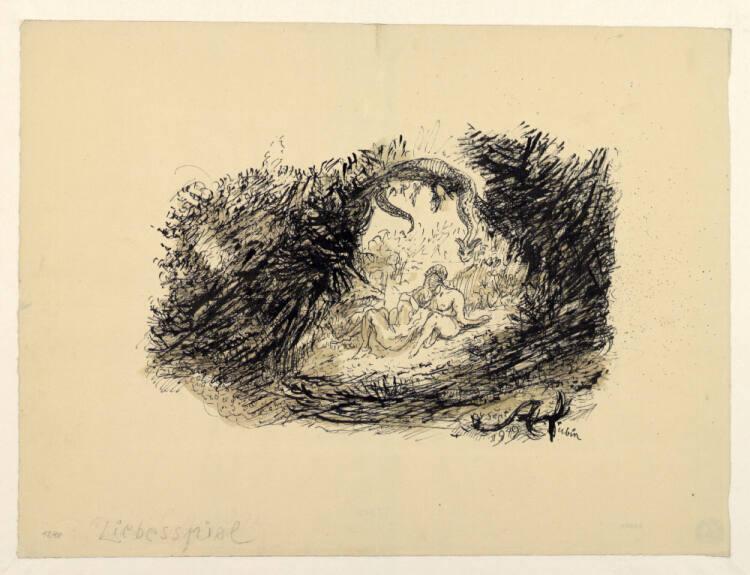Alfred Kubin, Liebesspiel, Inv. Nr.: 33904