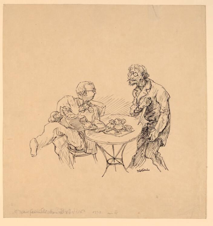 Alfred Kubin, Die feindlichen Brüder, Inv. Nr.: 33947