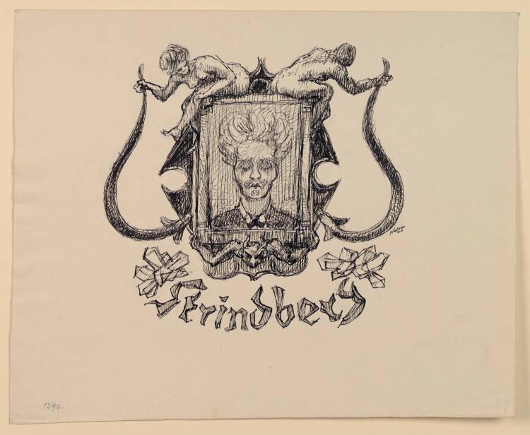 Alfred Kubin, Strindberg, Inv. Nr.: 33951