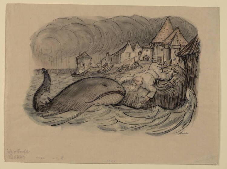 Alfred Kubin, Der Prophet Jonas, Inv. Nr.: 33967