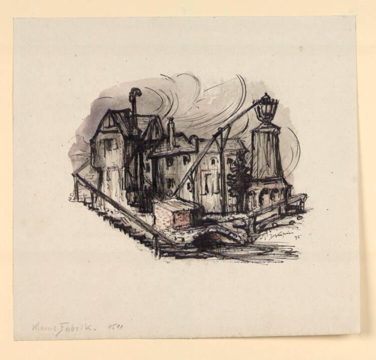 Alfred Kubin, Kleine Fabrik, Inv. Nr.: 34030