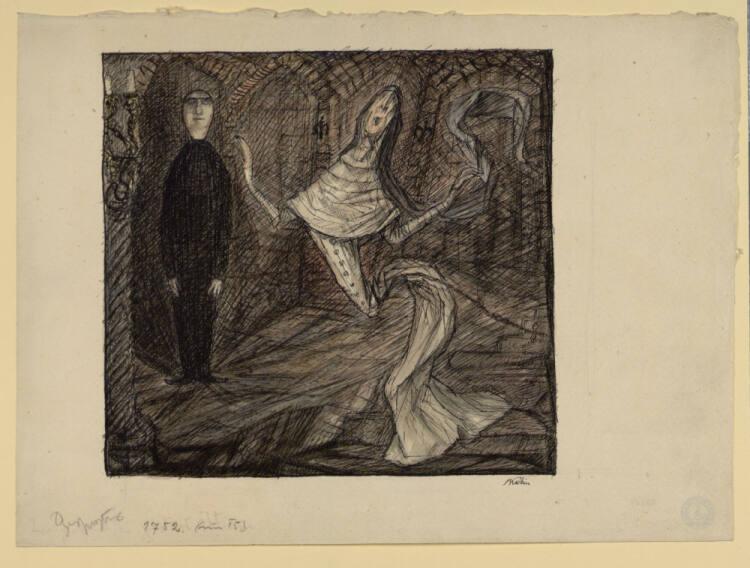 Alfred Kubin, Gespenster, Inv. Nr.: 34145