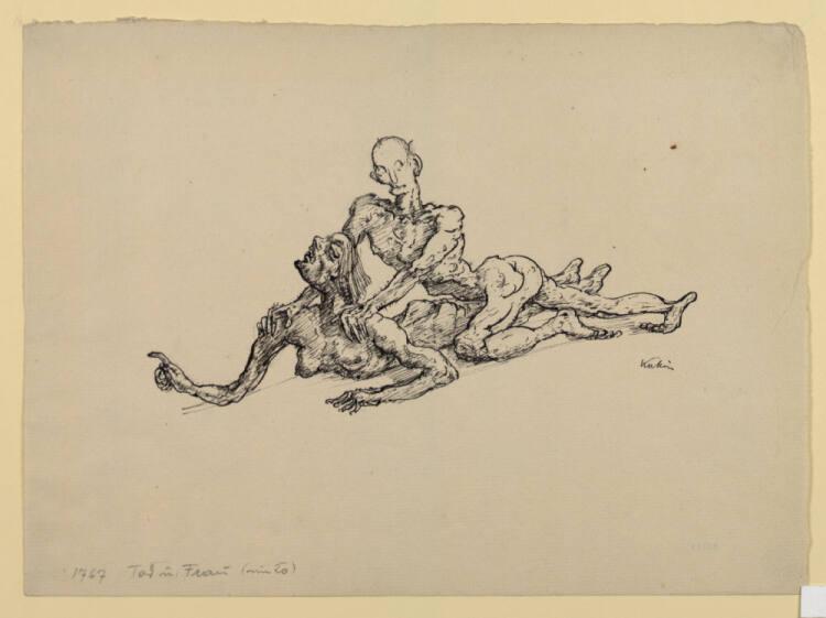 Alfred Kubin, Tod und Frau, Inv. Nr.: 34151