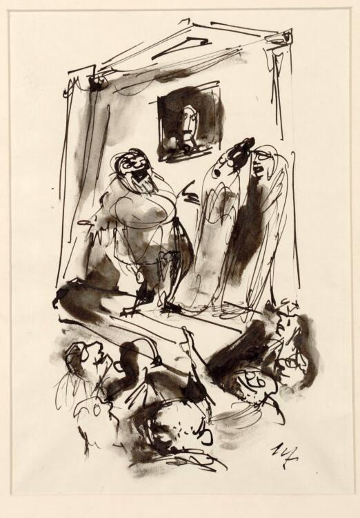 Hans Fronius, Römisches Theater, Inv. Nr.: 34243