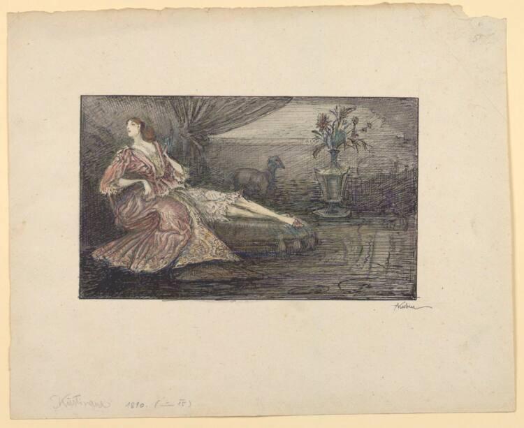 Alfred Kubin, Kurtisane, Inv. Nr.: 34293