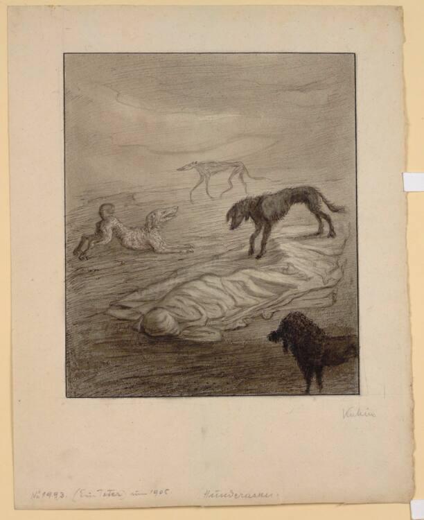 Alfred Kubin, Ein Toter, Inv. Nr.: 34381