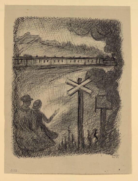 Alfred Kubin, Der Zug, Inv. Nr.: 34428