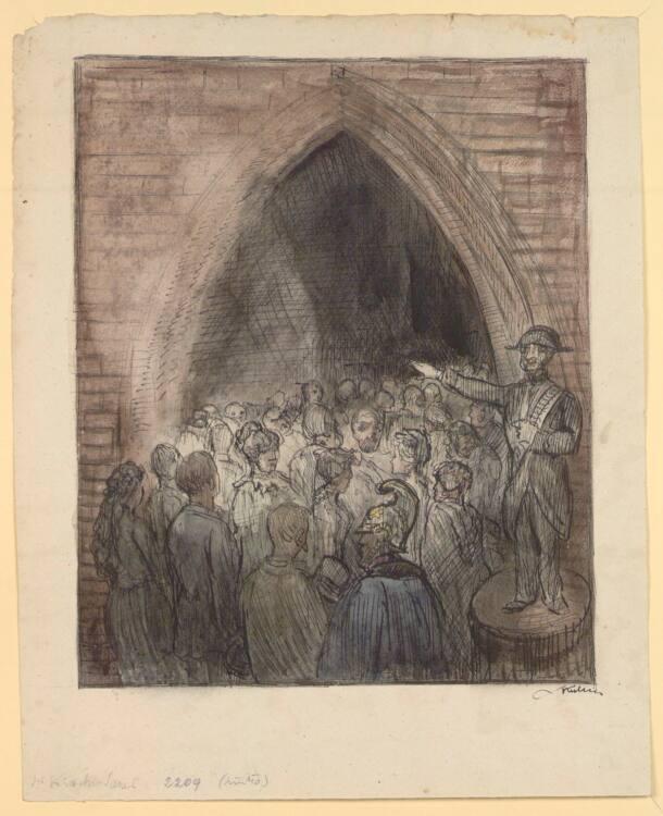 Alfred Kubin, Der Kirchendiener, Inv. Nr.: 34444
