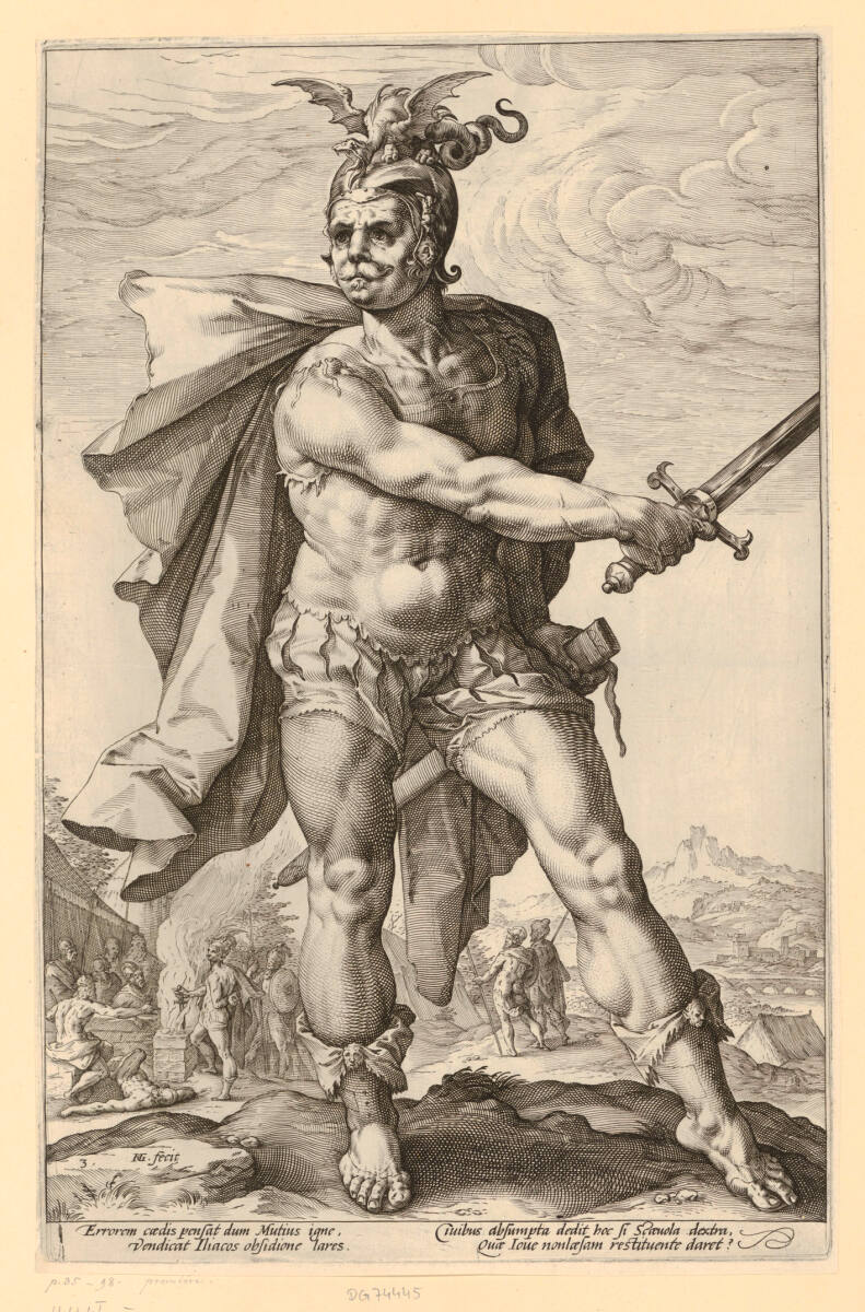 Mucius Scaevola, Hendrik Goltzius