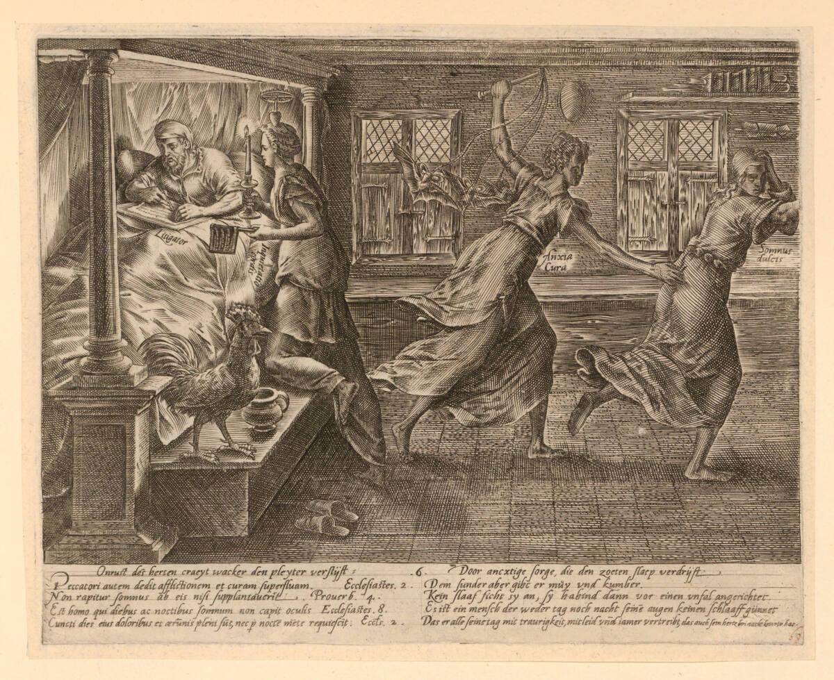 Die schlaflosen Nächte des Prozessführers (Allegorie), Inv. Nr.: DG74472
