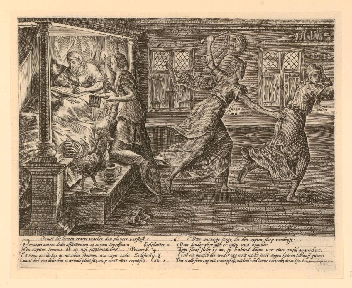 Die schlaflosen Nächte des Prozessführers (Allegorie), Inv. Nr.: DG74480