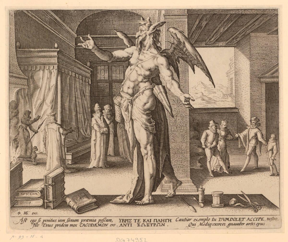 Der Arzt als Teufel (Allegorie), Inv. Nr.: DG74952
