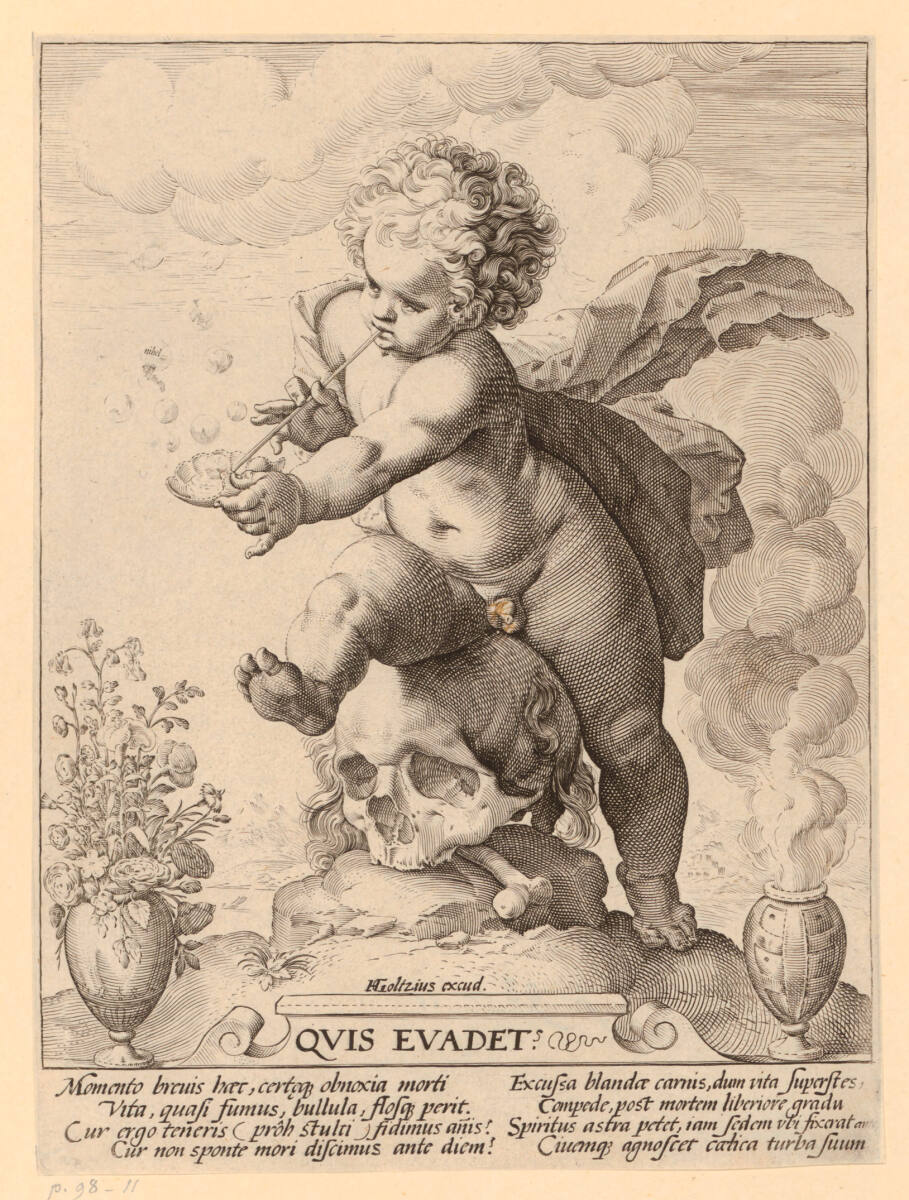 Allegorie auf die Vergänglichkeit, Hendrik Goltzius