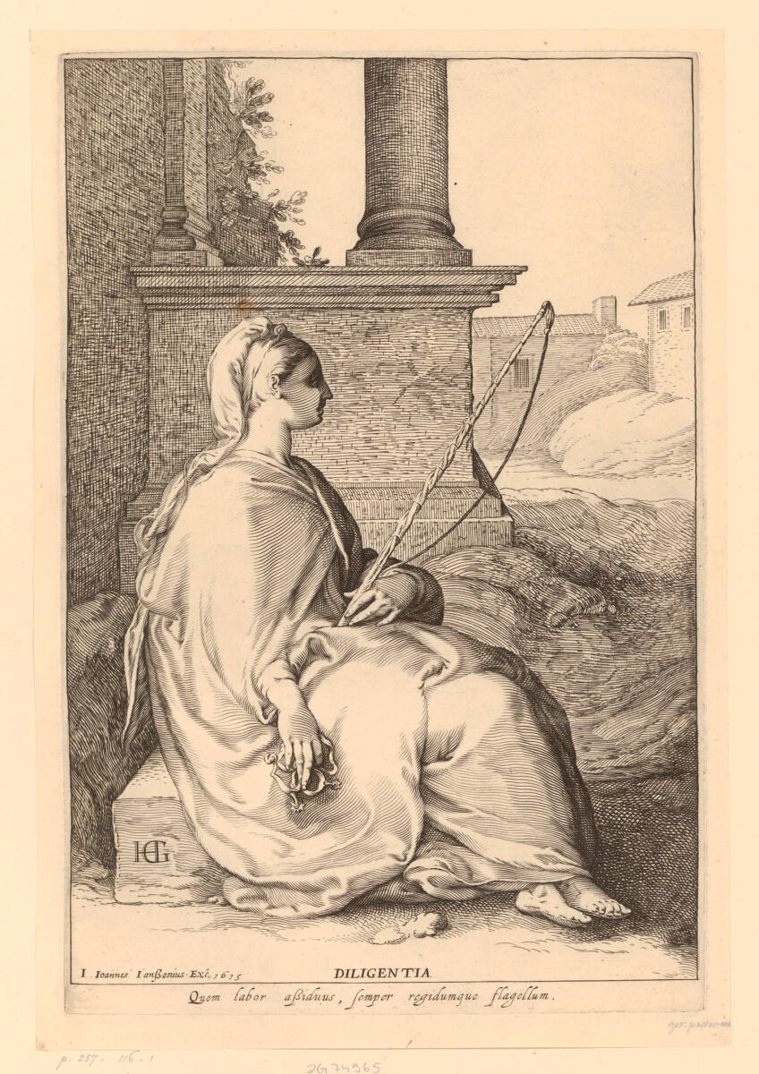 Diligentia, JohannesJanssonius, 1615
