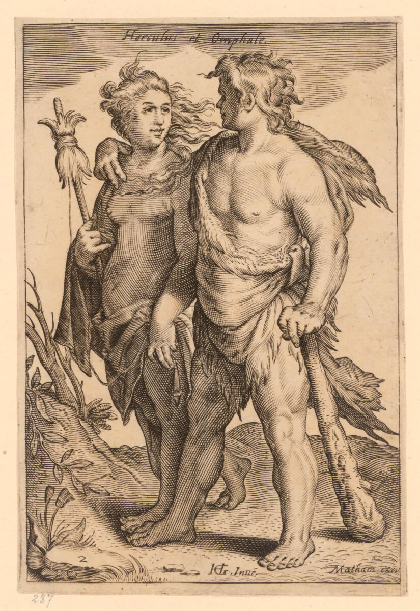 Hercules und Omphale, 1607–1610