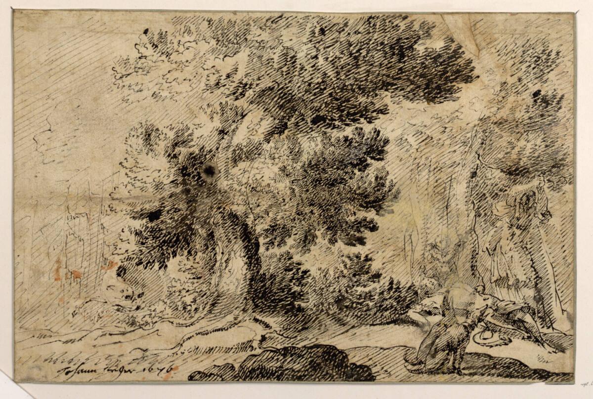 Johann Steger, Aphrodite beweint Adonis, Inv. Nr.: 34609r