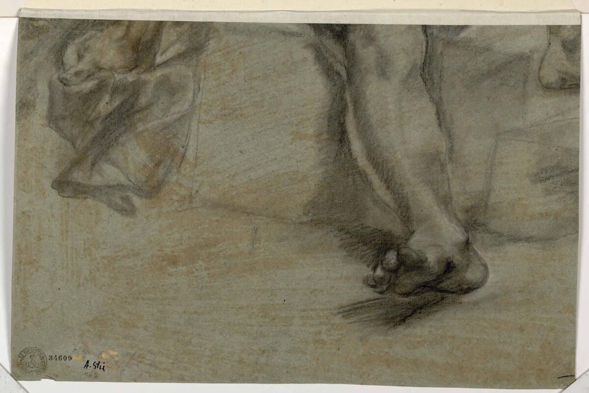 Johann Steger, Aphrodite beweint Adonis (Fragment einer Skizze?), Inv. Nr.: 34609v