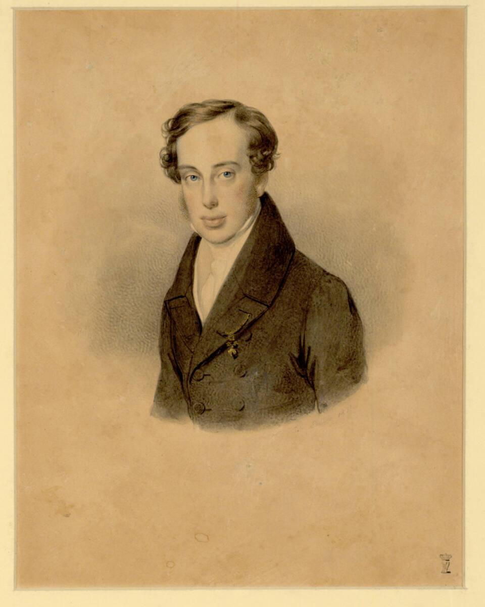 Johann Nepomuk Ender, Brustbild Erzherzog Franz Carl, Inv. Nr.: 34669