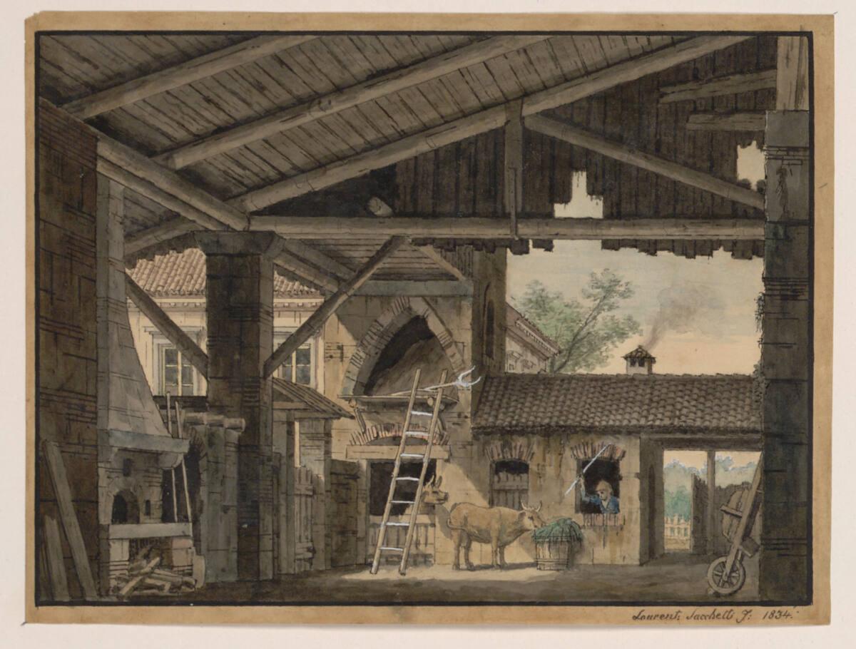 Lorenzo Sacchetti, Bauernhof, Inv. Nr.: 34706