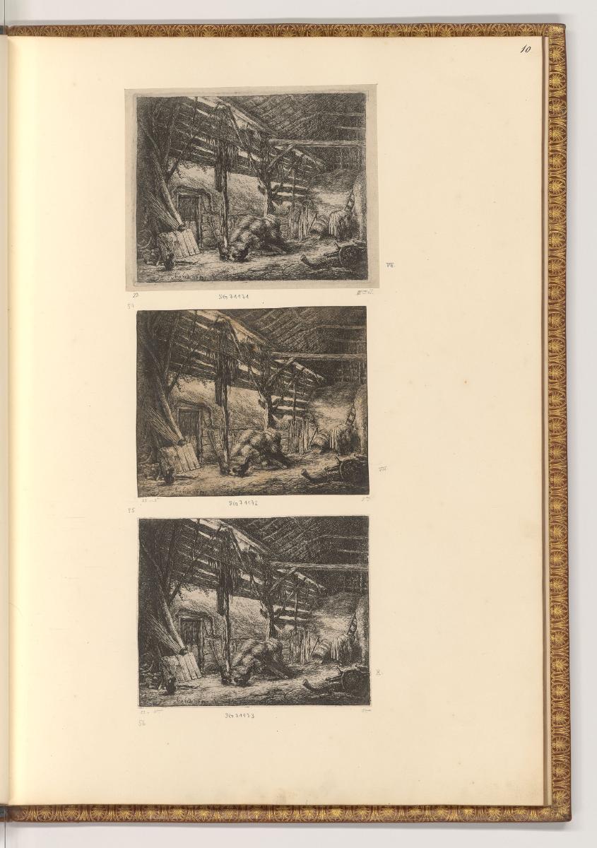 Adrian van Ostade, Die Scheune, Inv. Nr.: Holland nach Sektionen III/21, H/III/21/10