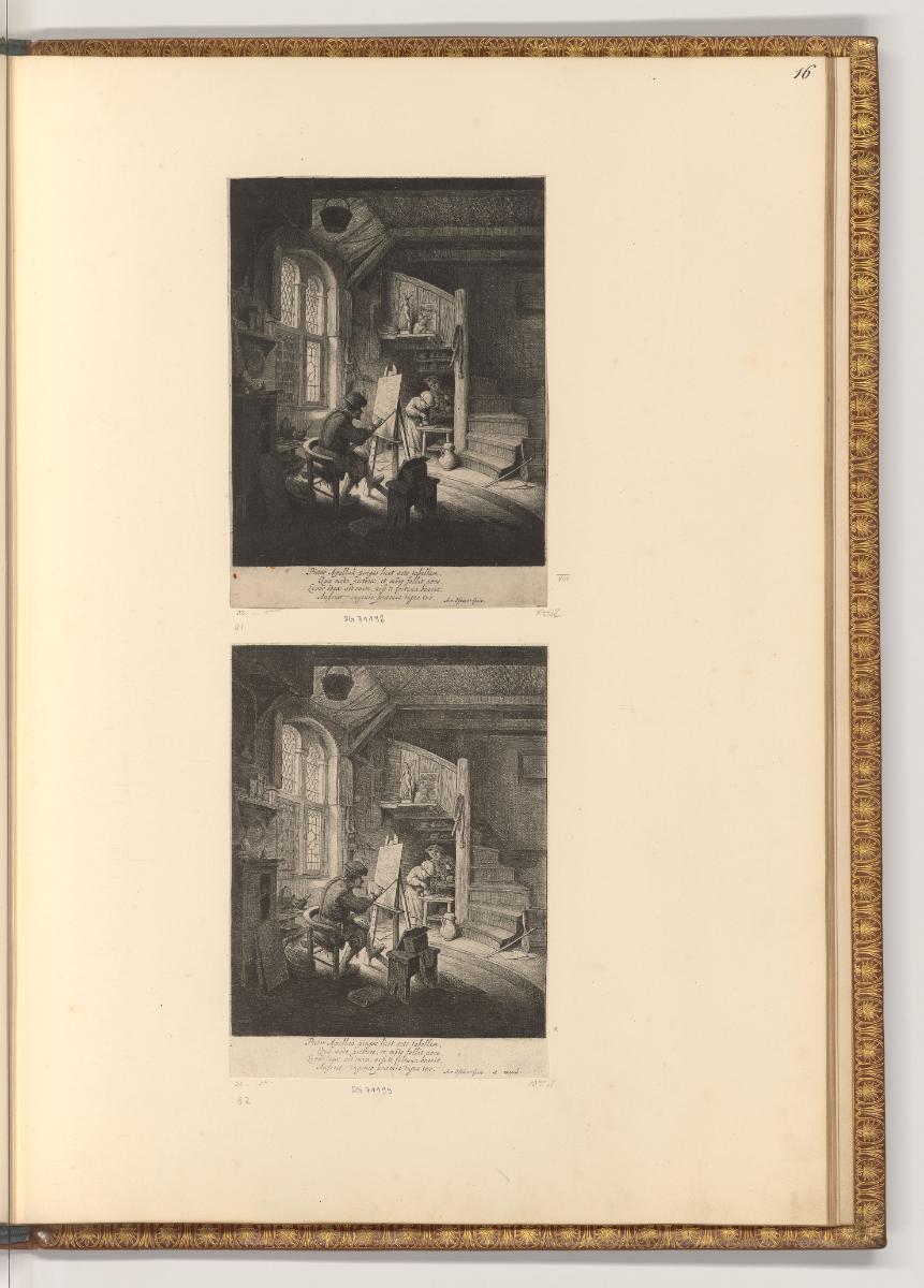 Adrian van Ostade, Der Maler, Inv. Nr.: Holland nach Sektionen III/21, H/III/21/16