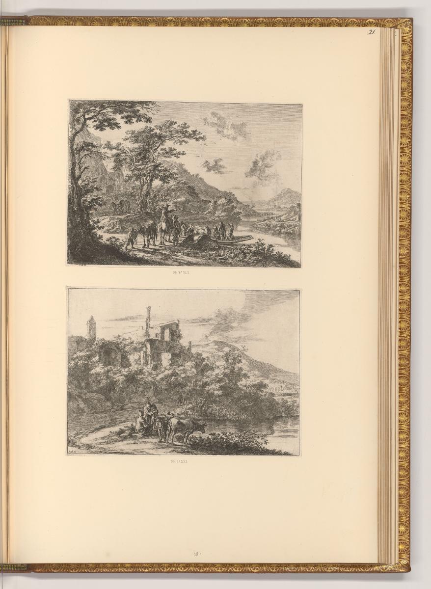 Andries Both. Ian Both. Ian an Hecke. Leendert van der Koogen., Blick auf das Tibertal; Blick a…