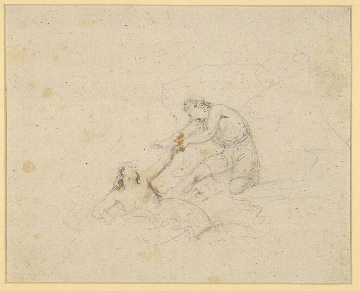 Zu Goethes Ballade "Der Fischer", Josef Danhauser