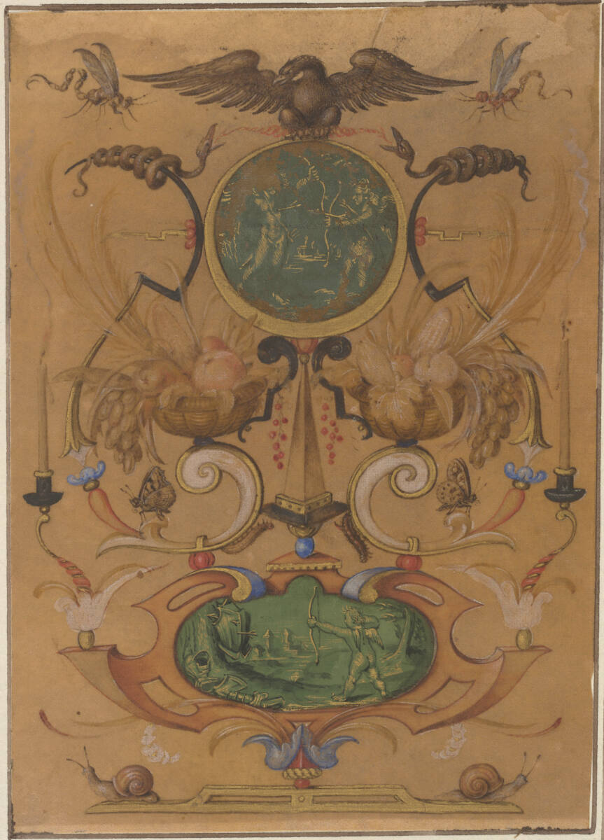 Groteske mit Zeus-Adler, Joris Hoefnagel