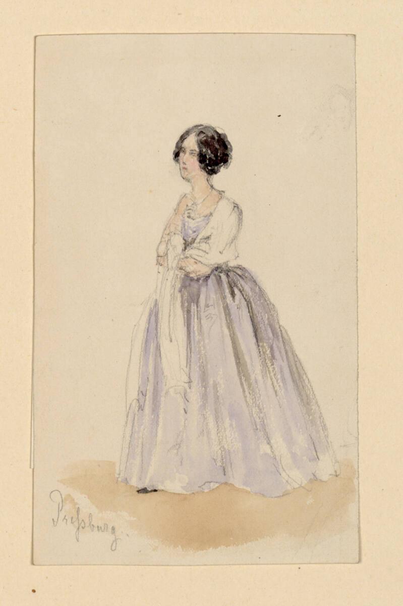 Franz Alt, Junge Dame, Inv. Nr.: 34801r